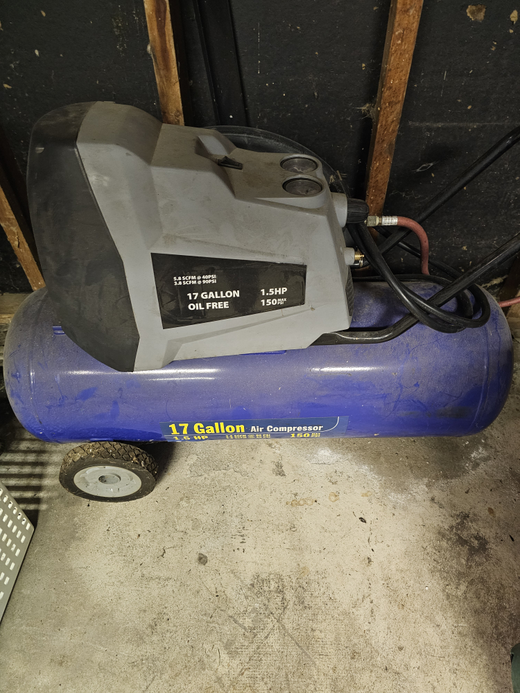 17 Gallon Air Compressor 1.5HP