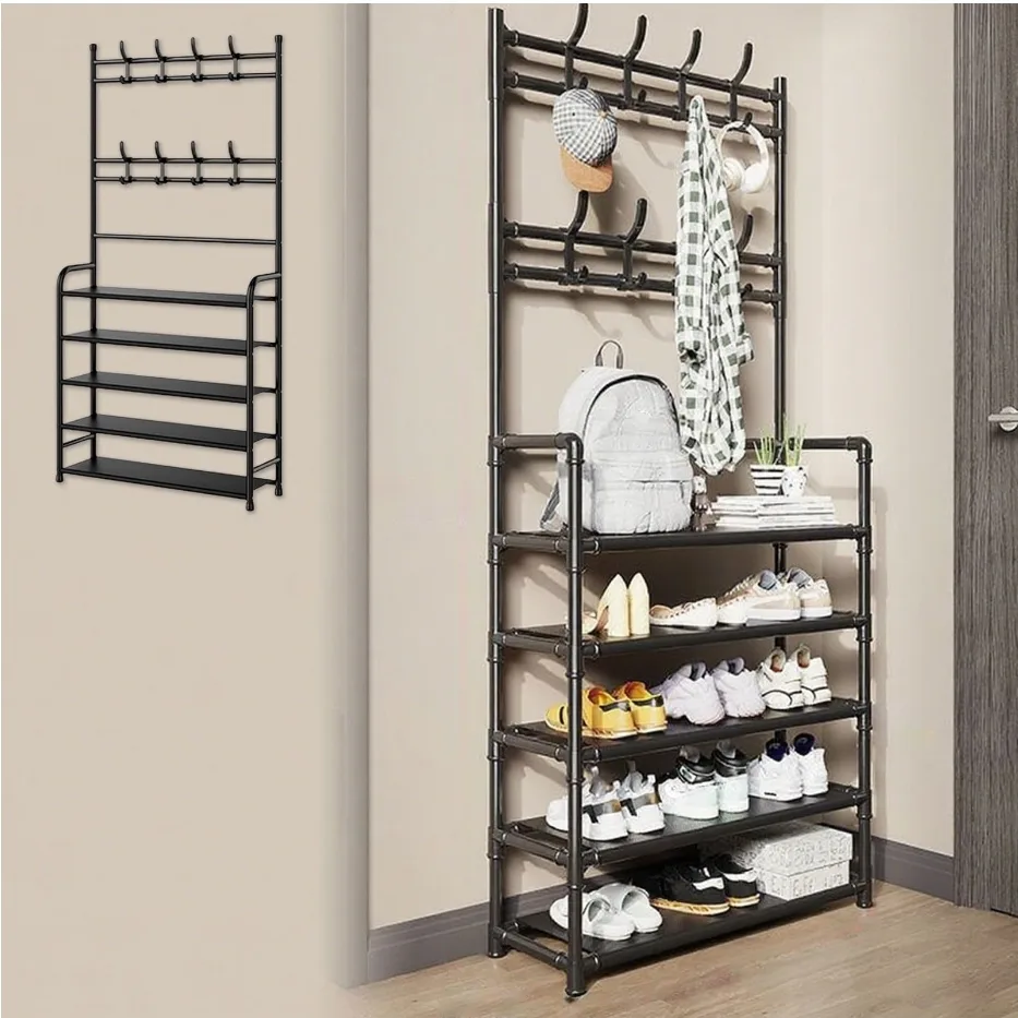 Coat Rack Shoe Organizer image indicator(2)