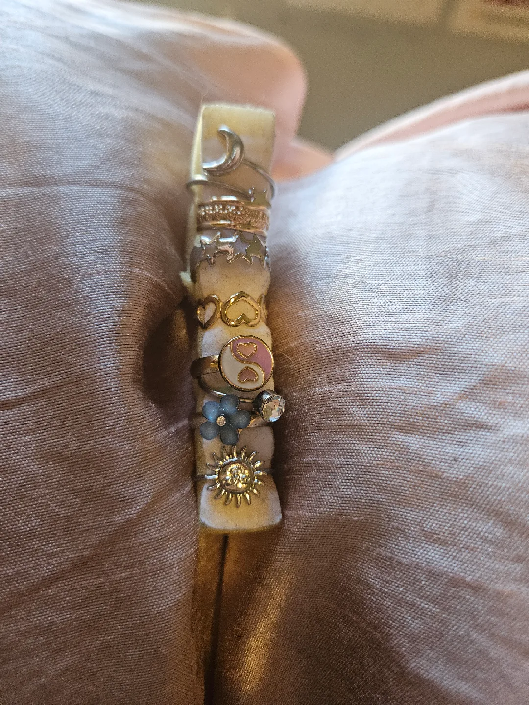 Assorted Rings - Moon, Stars, Yin Yang, Flowers image indicator(3)