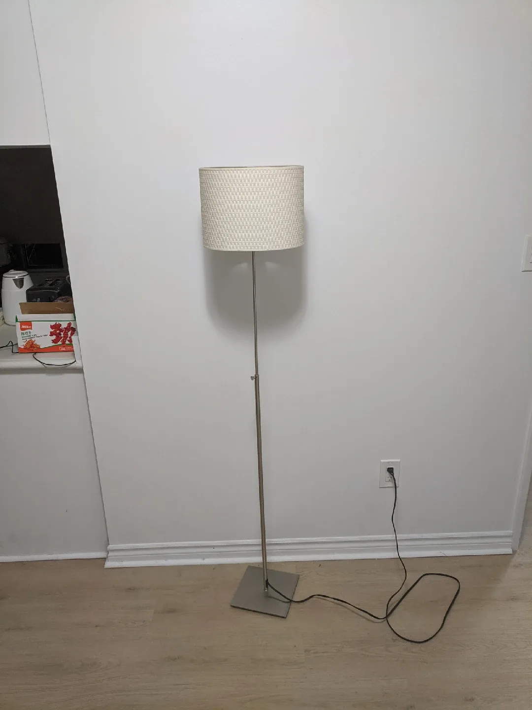 Floor Lamp with Woven Shade thumbnail
