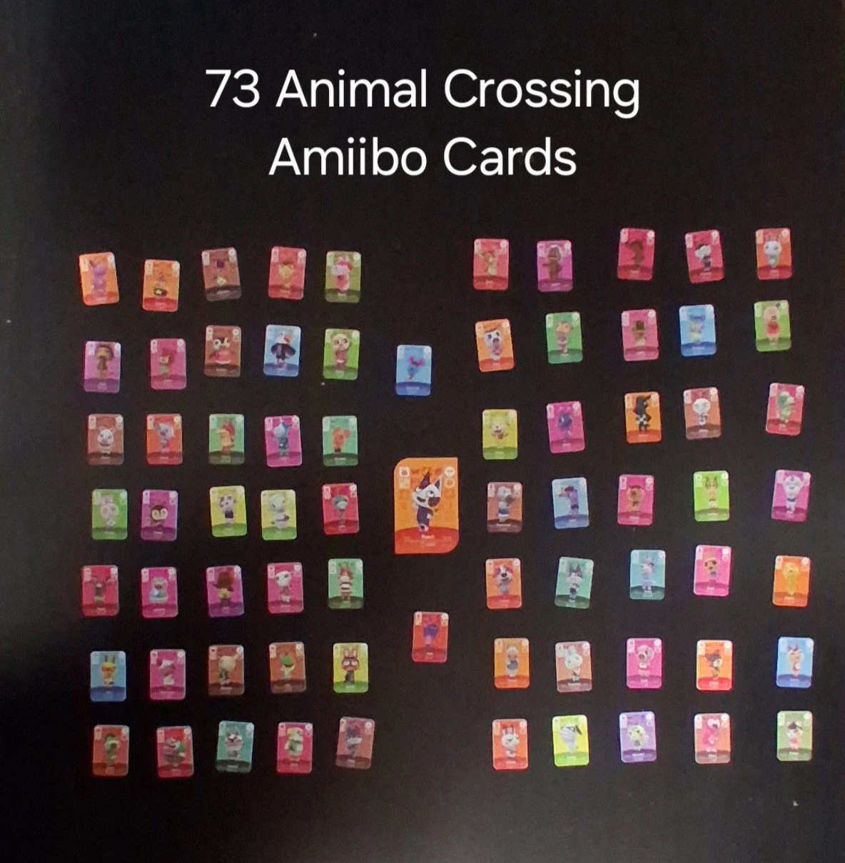 73 Animal Crossing Amiibo Cards