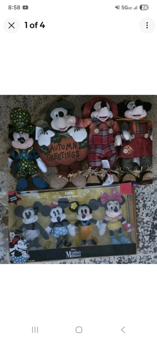 Disney Mickey & Minnie Mouse Plush Collection