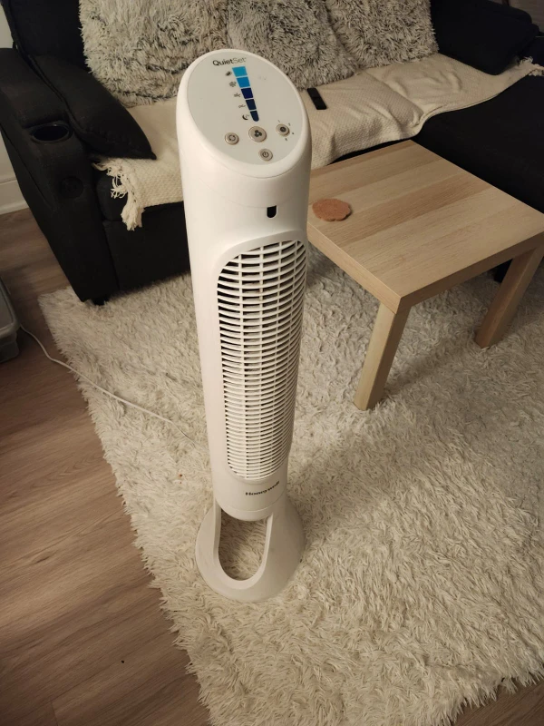 Honeywell QuietSet Tower Fan - White - photo 3
