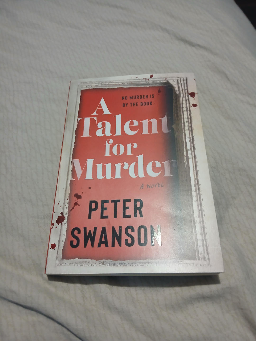 A Talent for Murder by Peter Swanson