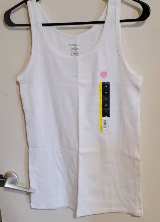 New George White Tank Top - Size L thumbnail