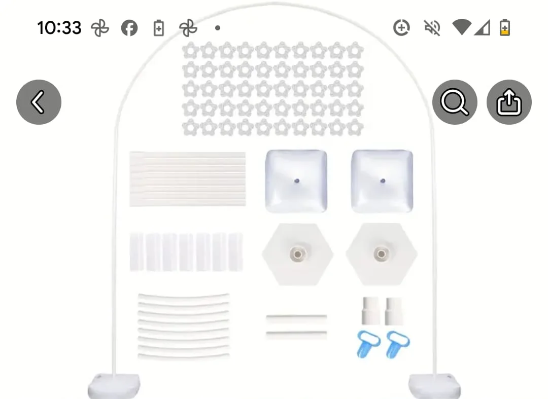 Wedding Arch Kit - 6ft x 7.8ft - NEW image indicator(4)