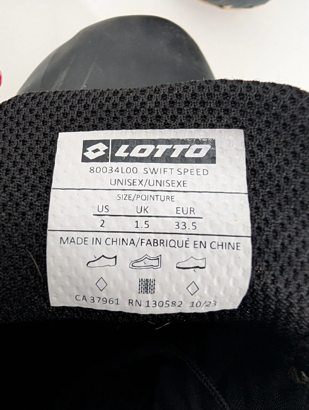 Lotto Swift Speed Size US 2 Cleats image indicator(4)