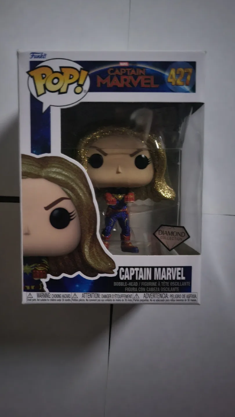 Funko Pop! Captain Marvel #427 Diamond Collection
