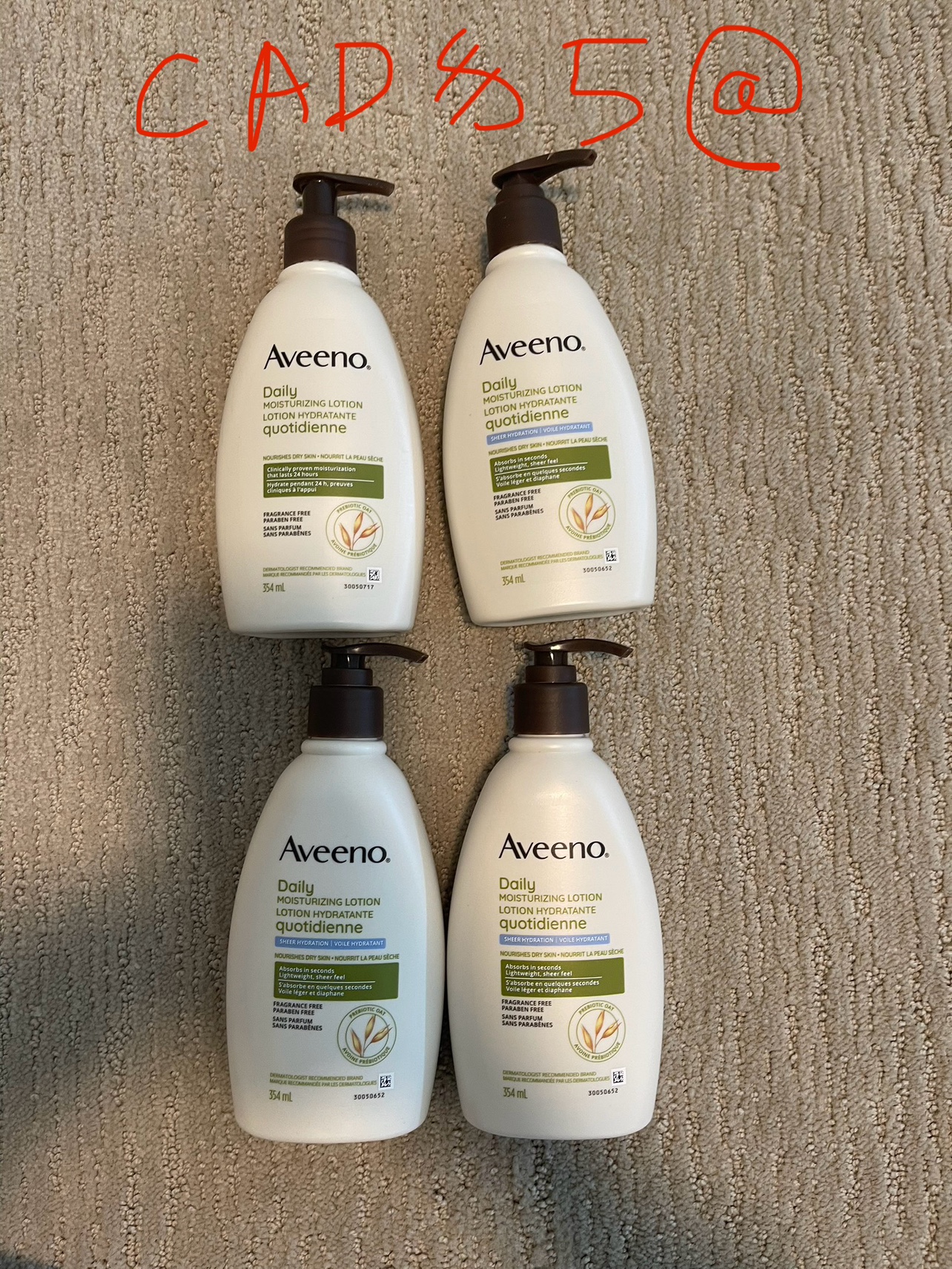 Aveeno Daily Moisturizing Lotion 354ml