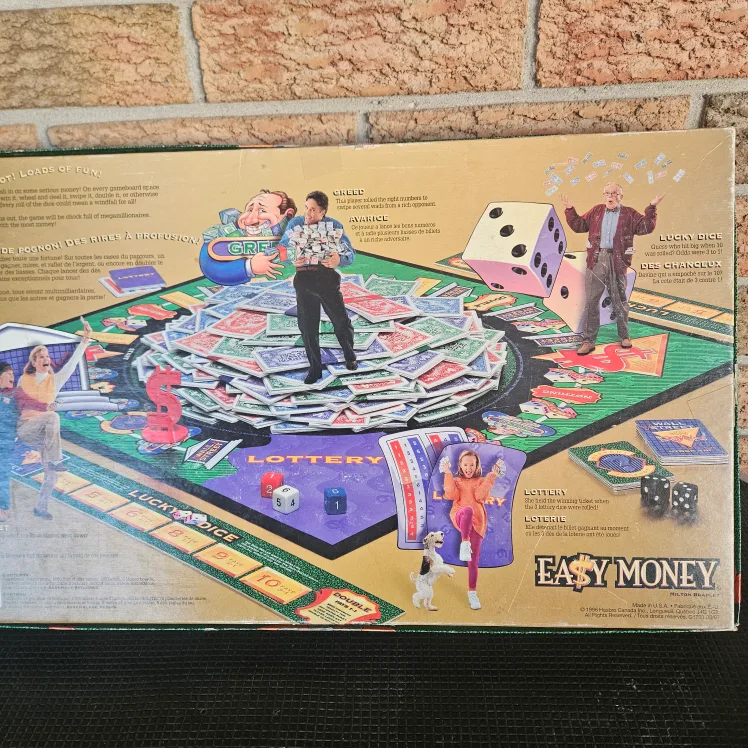Vintage Easy Money Board Game Milton Bradley 1996 Complete image indicator(6)