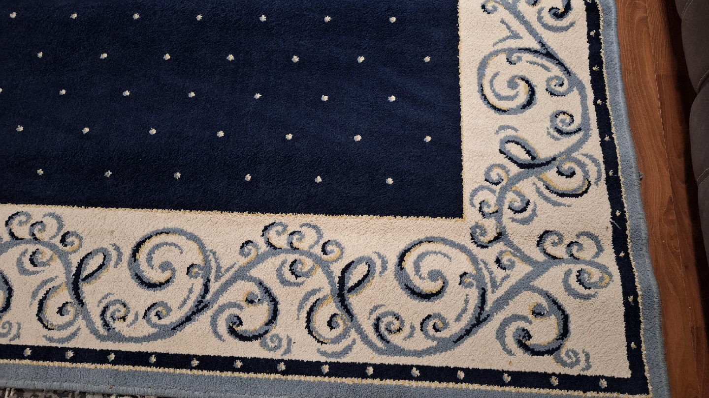 Large Navy Blue Area Rug - photo 2