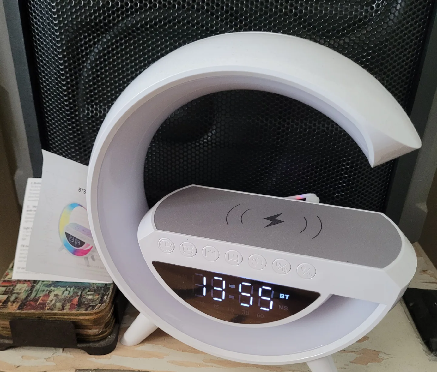 BT-3401 LED Wireless Charging Speaker - New in Box!🧡 Bingo thumbnail