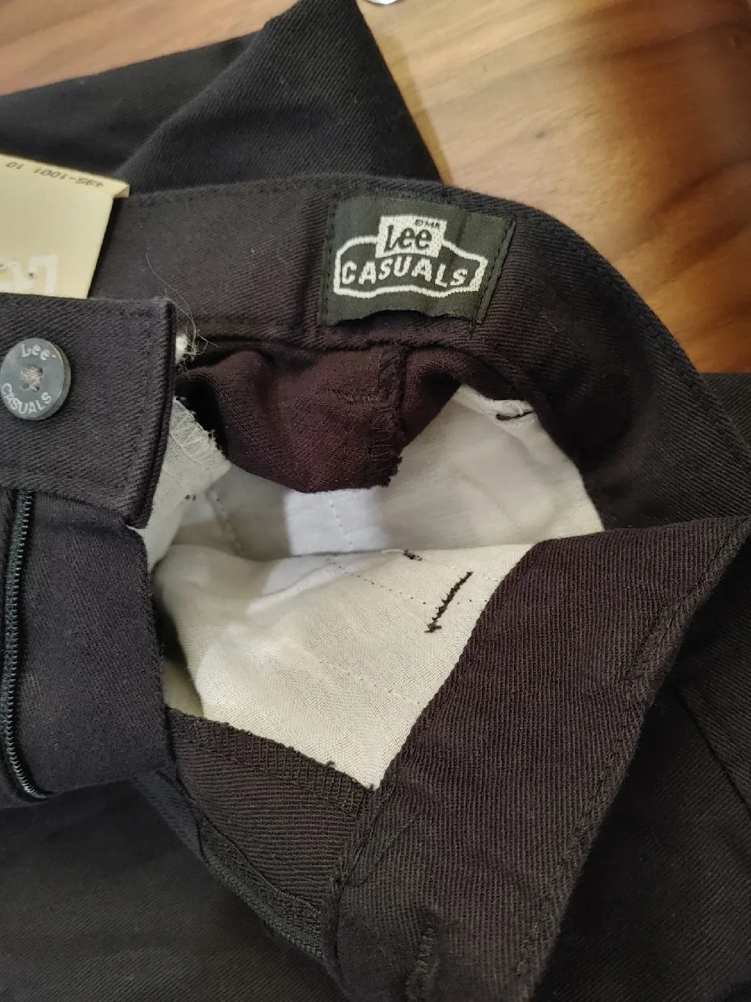 🧡BRAND NEW LEE BLACK STRETCH PANTS WOMENS SIZE 10 PETITE image indicator(2)