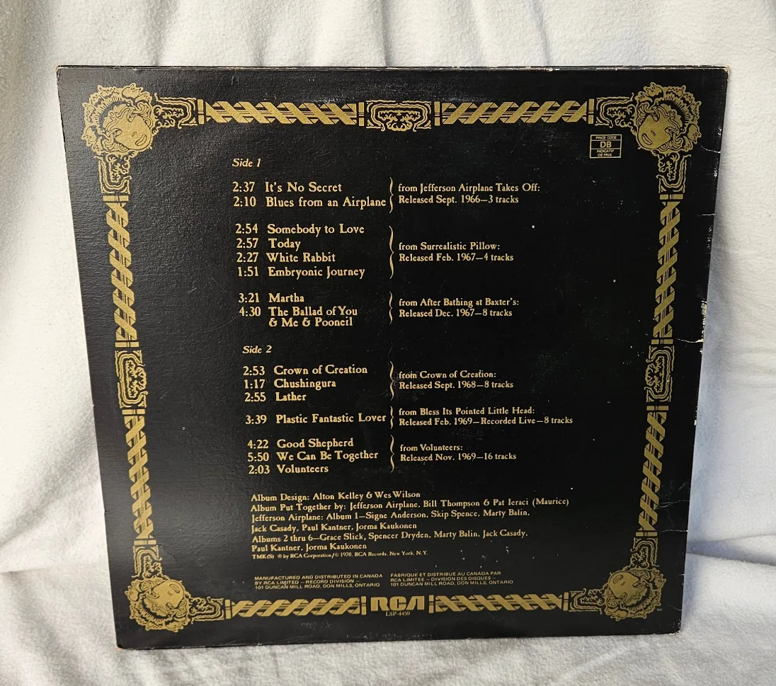 20 The Worst of Jefferson Airplane 1970 Original Vinyl LP image indicator(2)