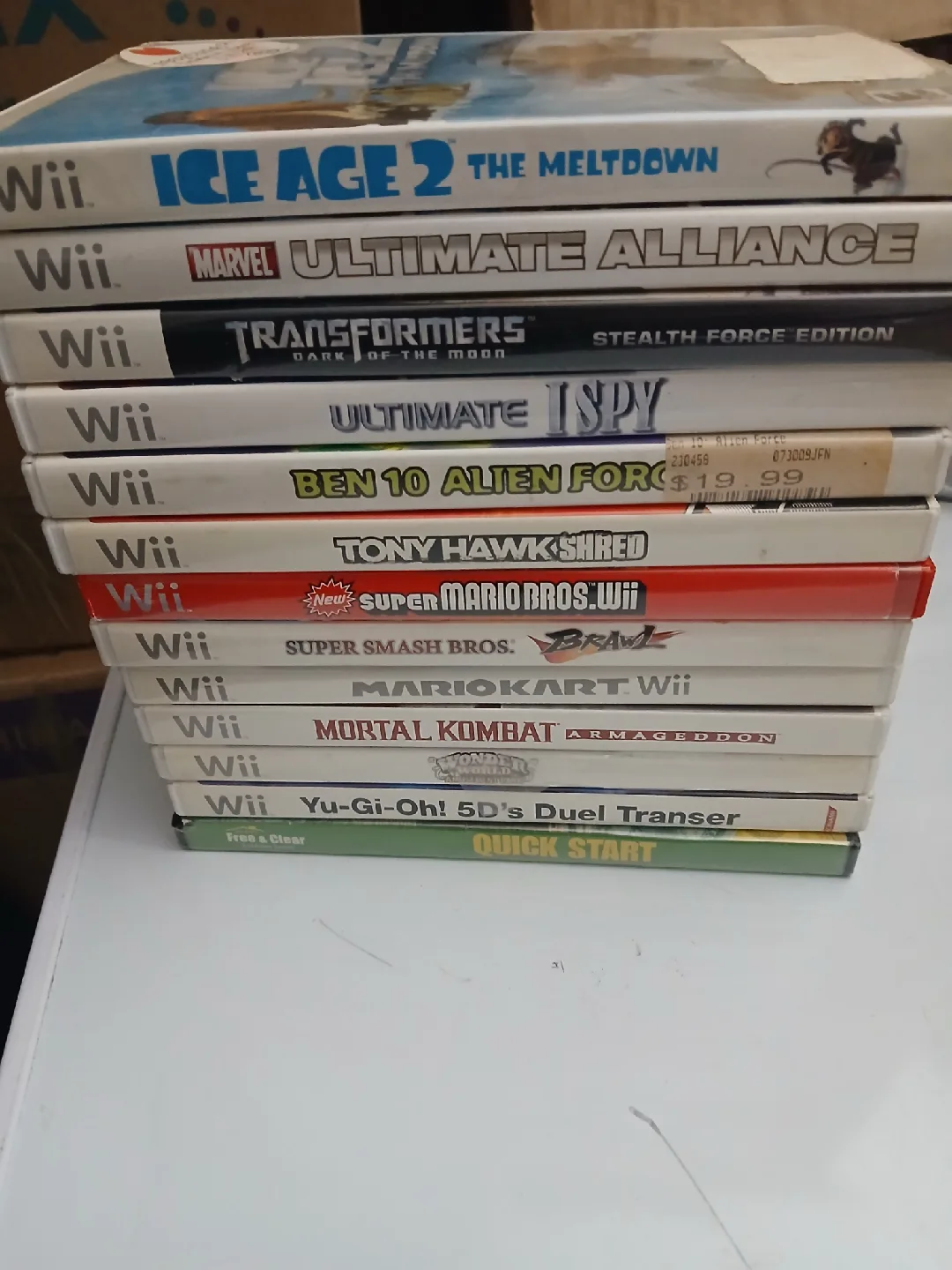 Wii Console $135 or Wii Games, each at a different price image indicator(8)
