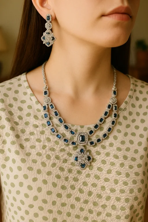 💎 She didn’t need a crown… her jewelry said it all.” 👑