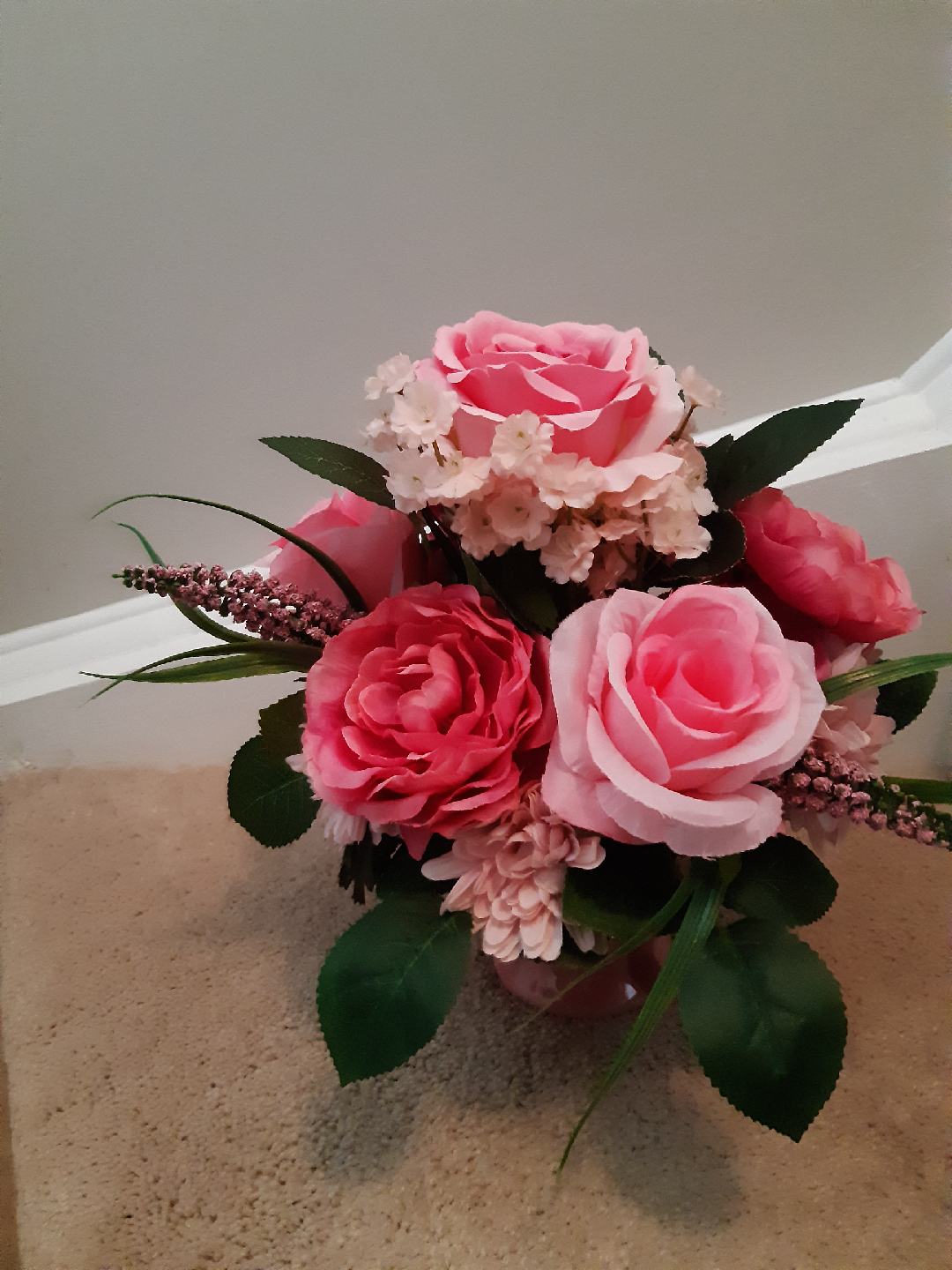 Touch of pink floral arrangement - photo 5
