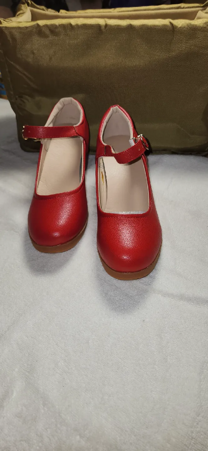 Red Mary Jane Style Shoes image indicator(2)