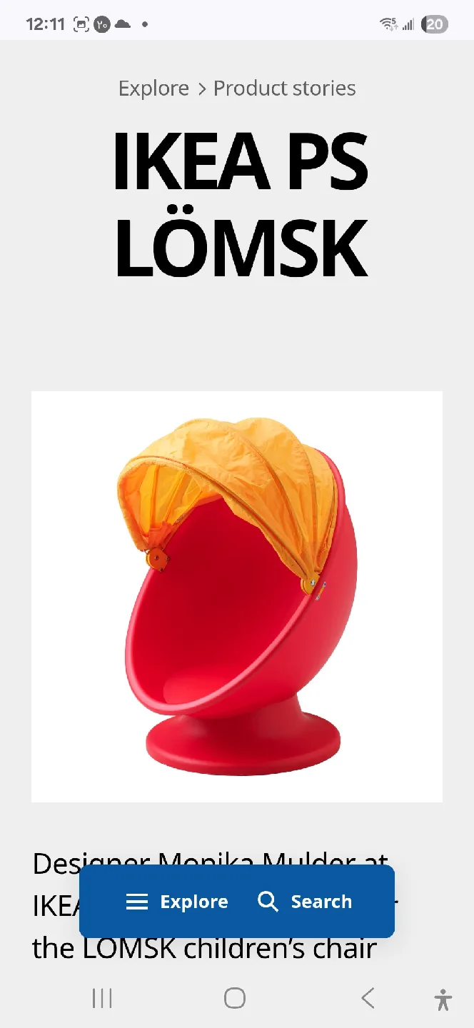 IKEA PS LÖMSK Swivel Chair image indicator(2)