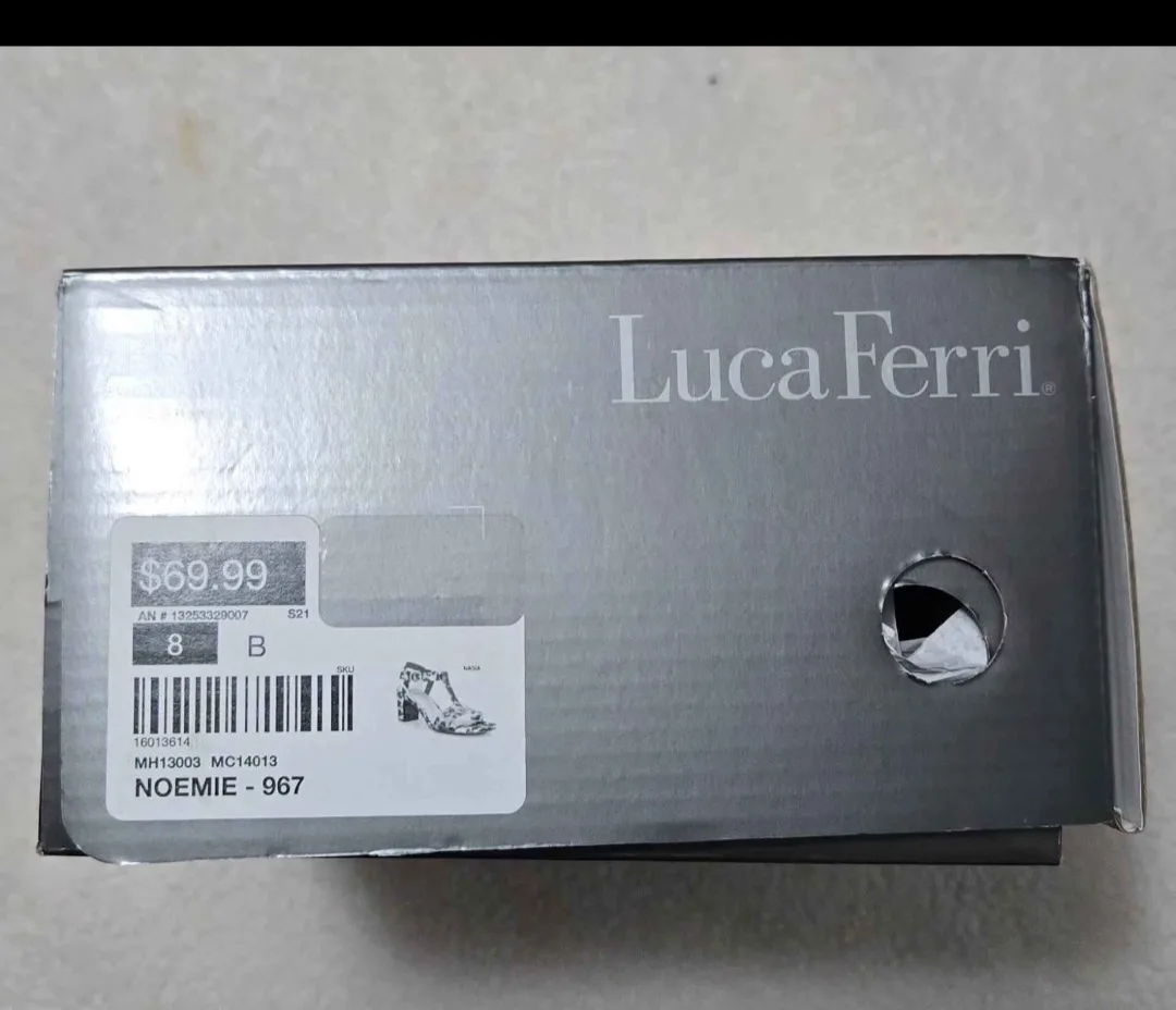 Luca Ferri NOEMIE-967 Leopard Print Heels - Size 8 image indicator(4)