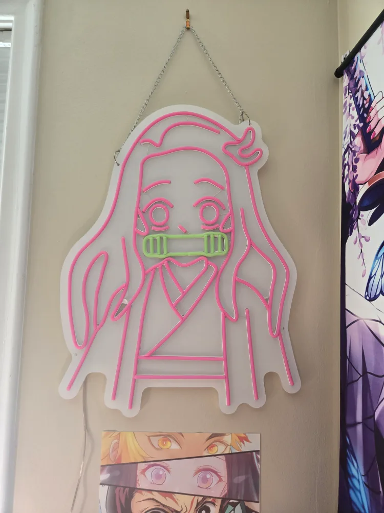 Demon Slayer Nezuko Neon Sign image indicator(2)