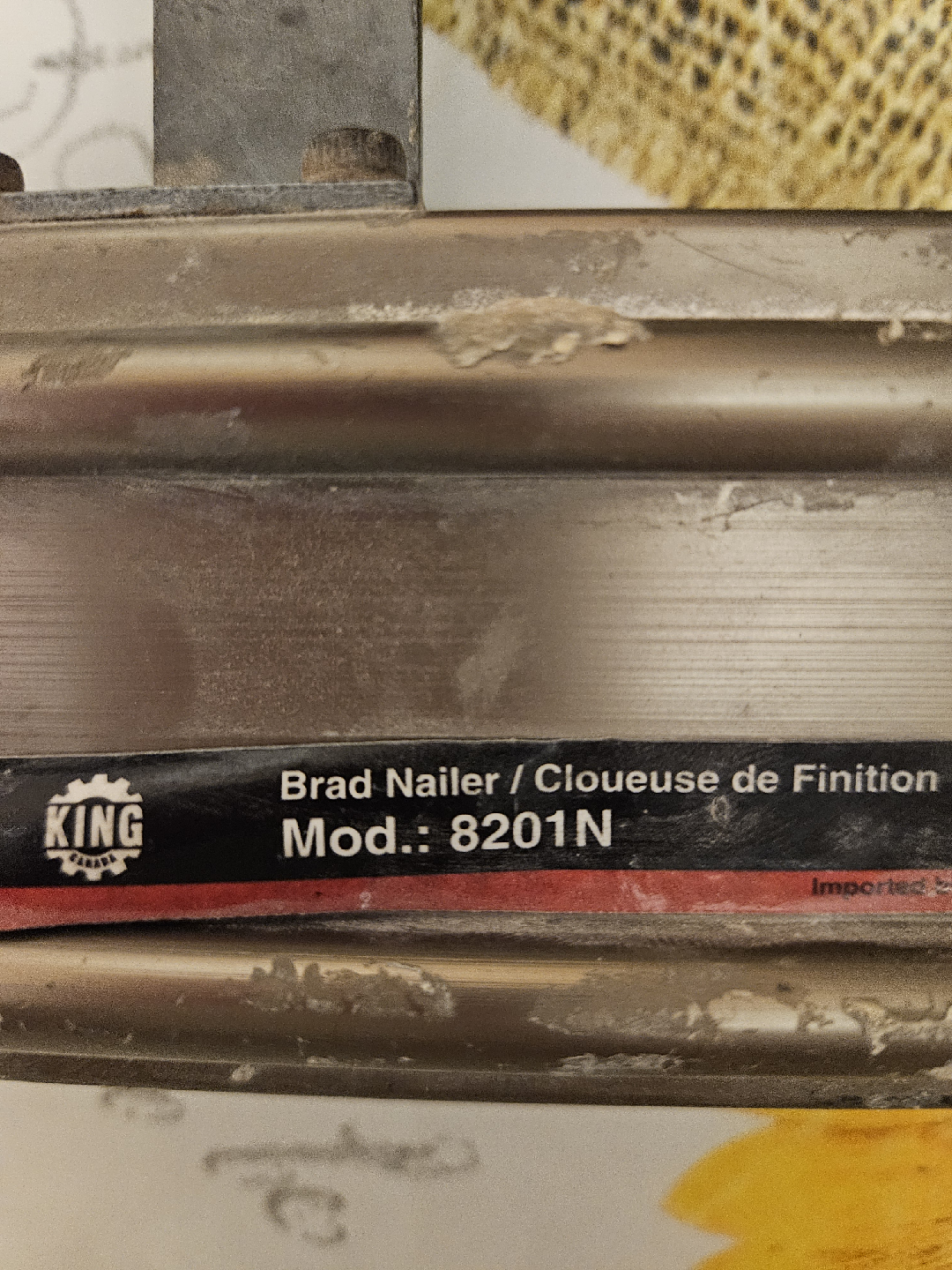 King Canada Brad Nailer 8201N