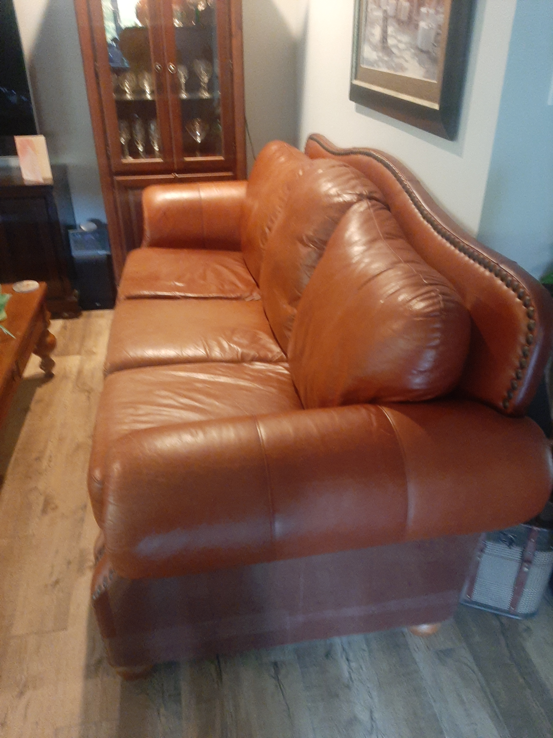 Leather Sofa Set - 3 Seater & Loveseat - photo 4