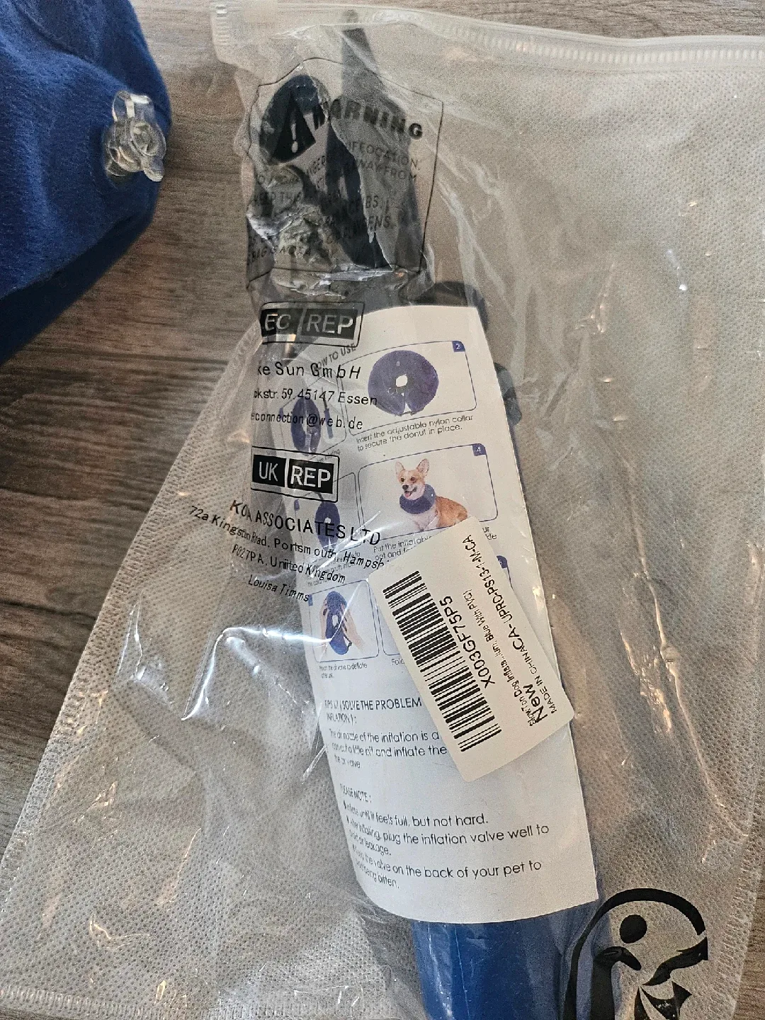 Comfy Dog Collar - Blue image indicator(2)