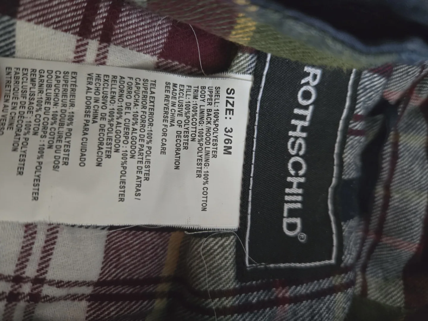 Rothschild 3/6M Baby Snowsuit 🥕 image indicator(2)