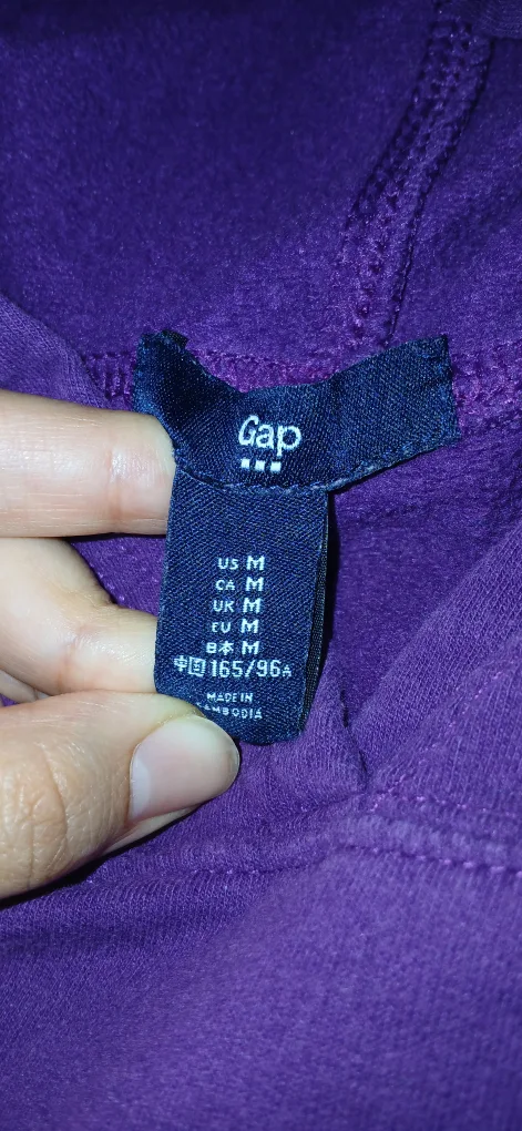 Gap Purple Hoodie - Size M image indicator(2)