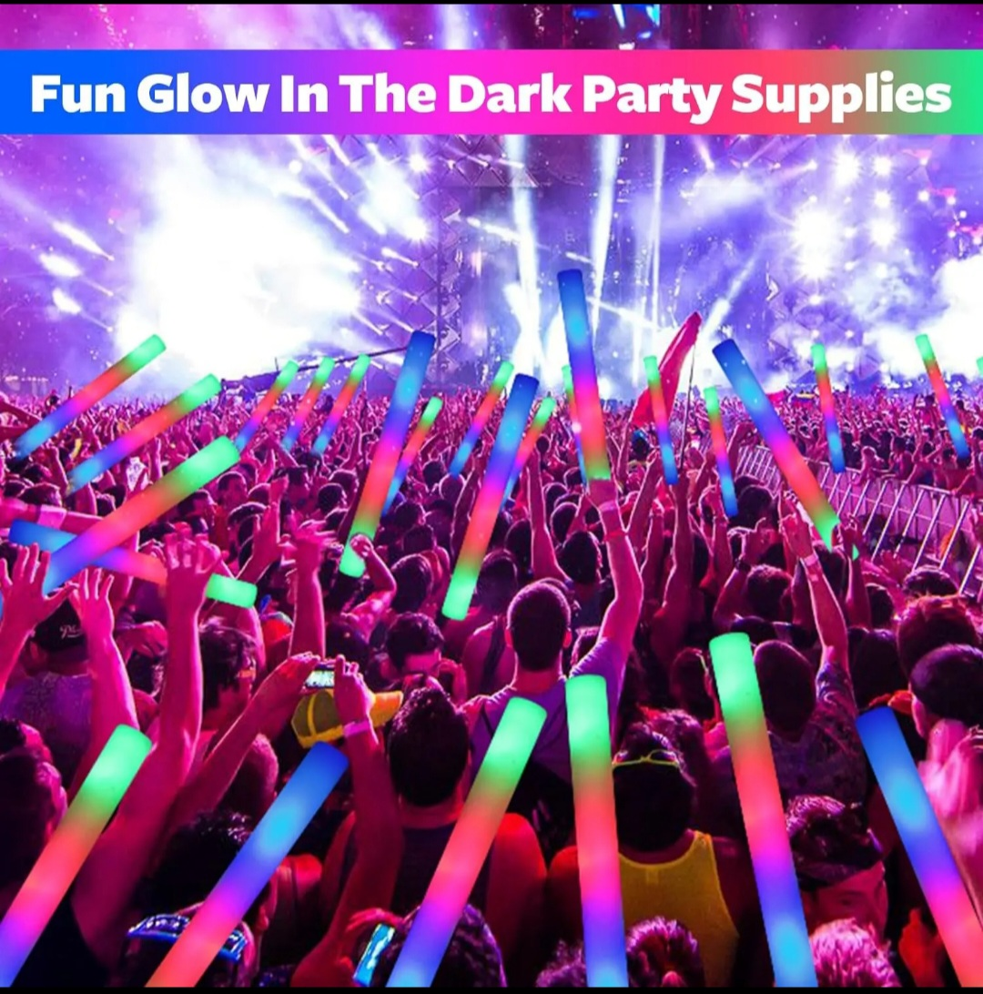 LED Foam Glow Sticks - set of 5 - photo 5