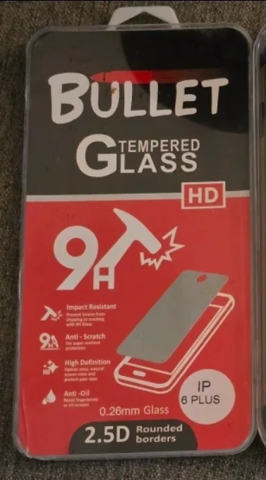 #freecycle Bullet Tempered Glass Screen Protector - iPhone 6+ thumbnail