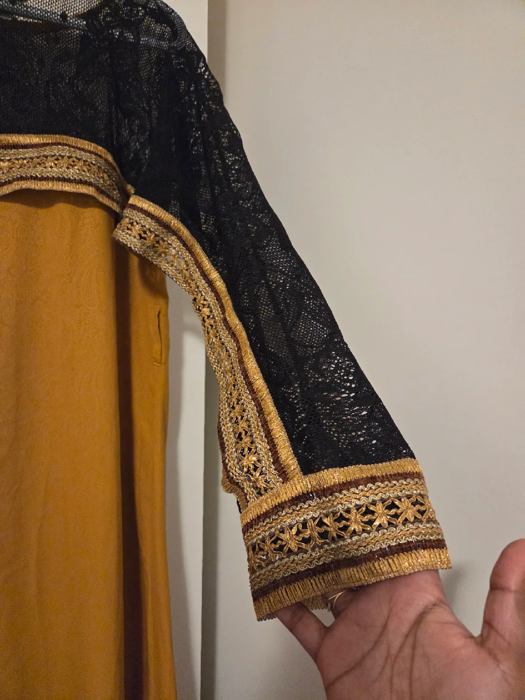 Mustard & Black Dress image indicator(2)