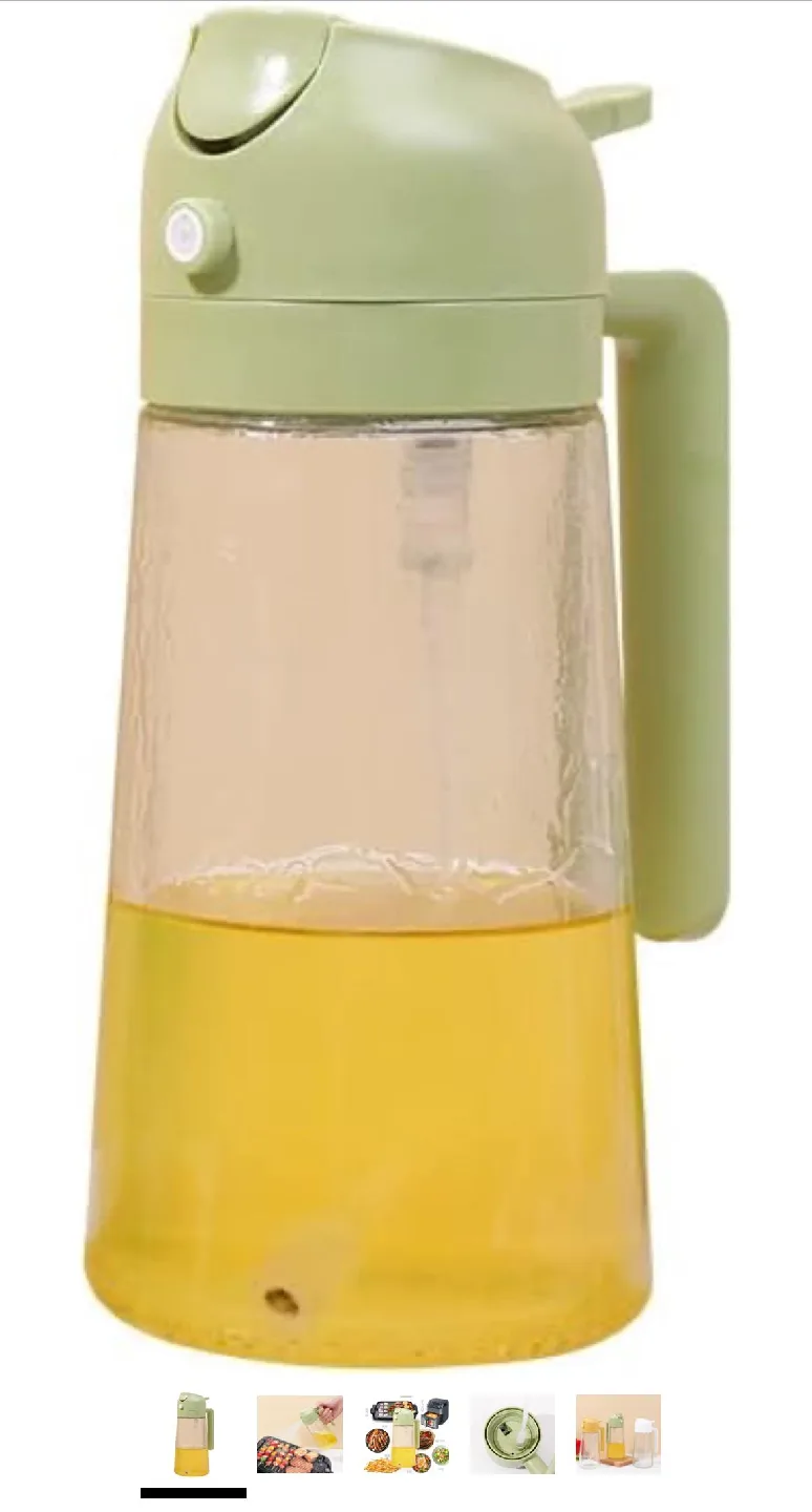 Olive Green Oil Sprayer Bottle image indicator(2)