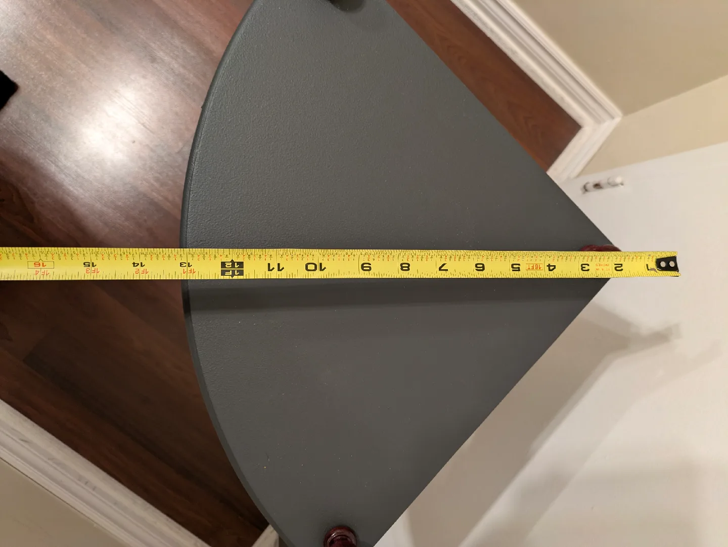 Corner Shelf - 3 Tier - Black & Burgundy image indicator(6)