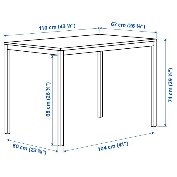 IKEA Tarendo Table - Black/Dark Brown - photo 5