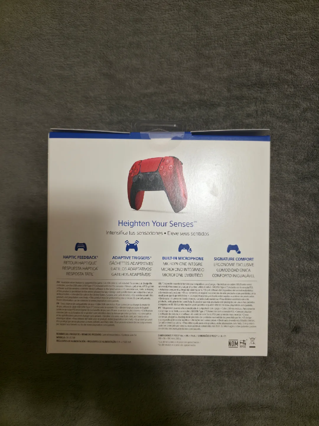 PlayStation 5 Controller (Volcanic Red) image indicator(4)