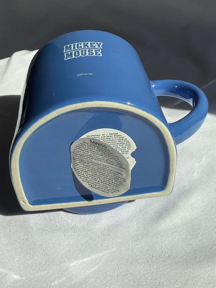 Mickey Mouse Blue Mug with Soccer Player Design image indicator(3)