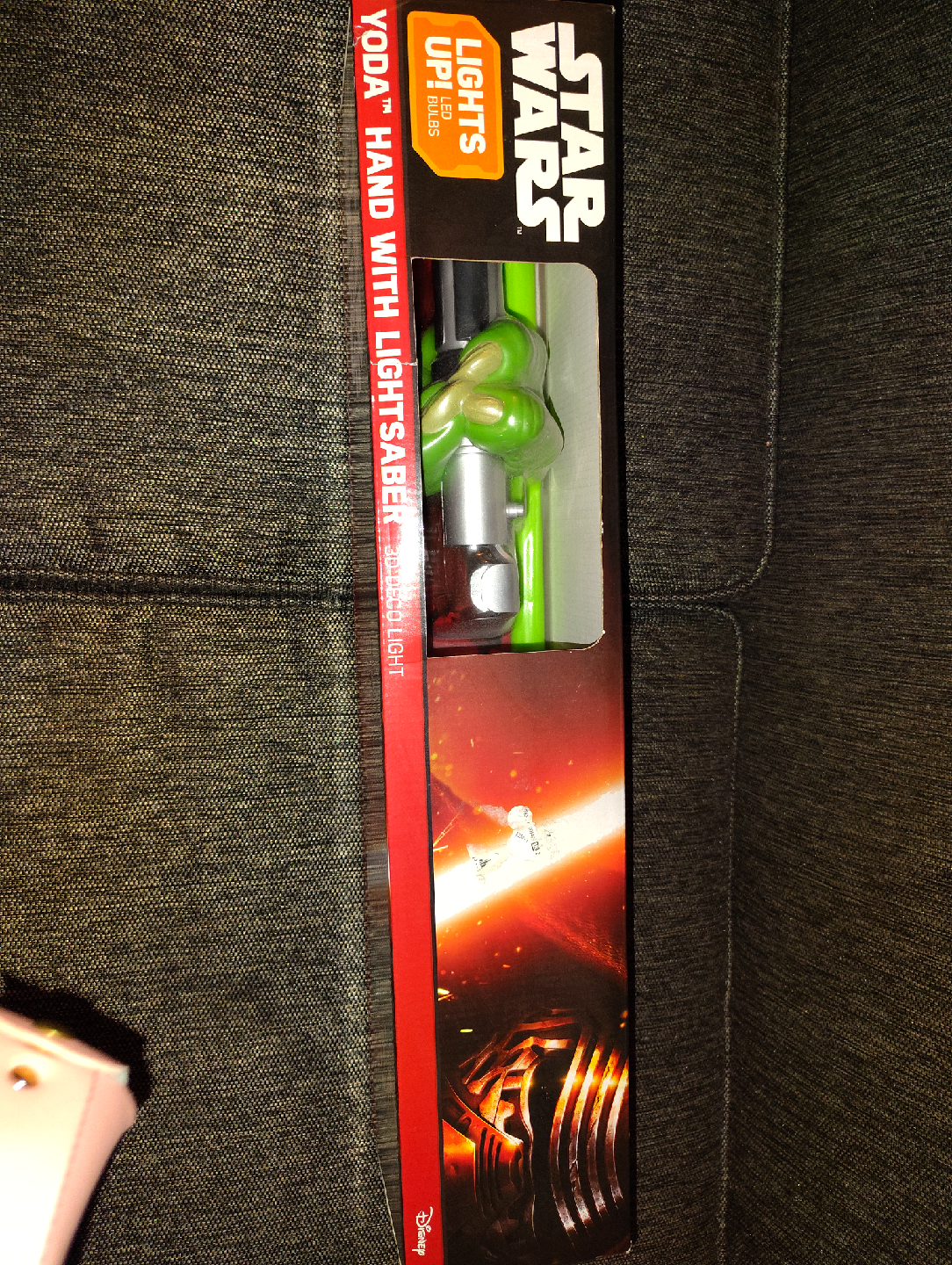 Star Wars Yoda Hand with Lightsaber LED Light - photo 2