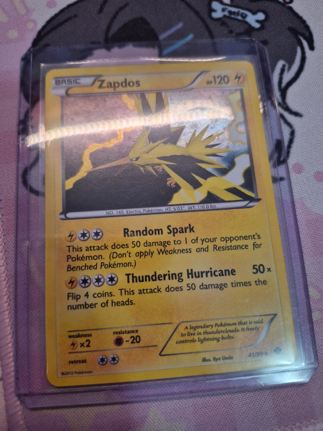 Zapdos Pokémon Card 41/99 holo thumbnail