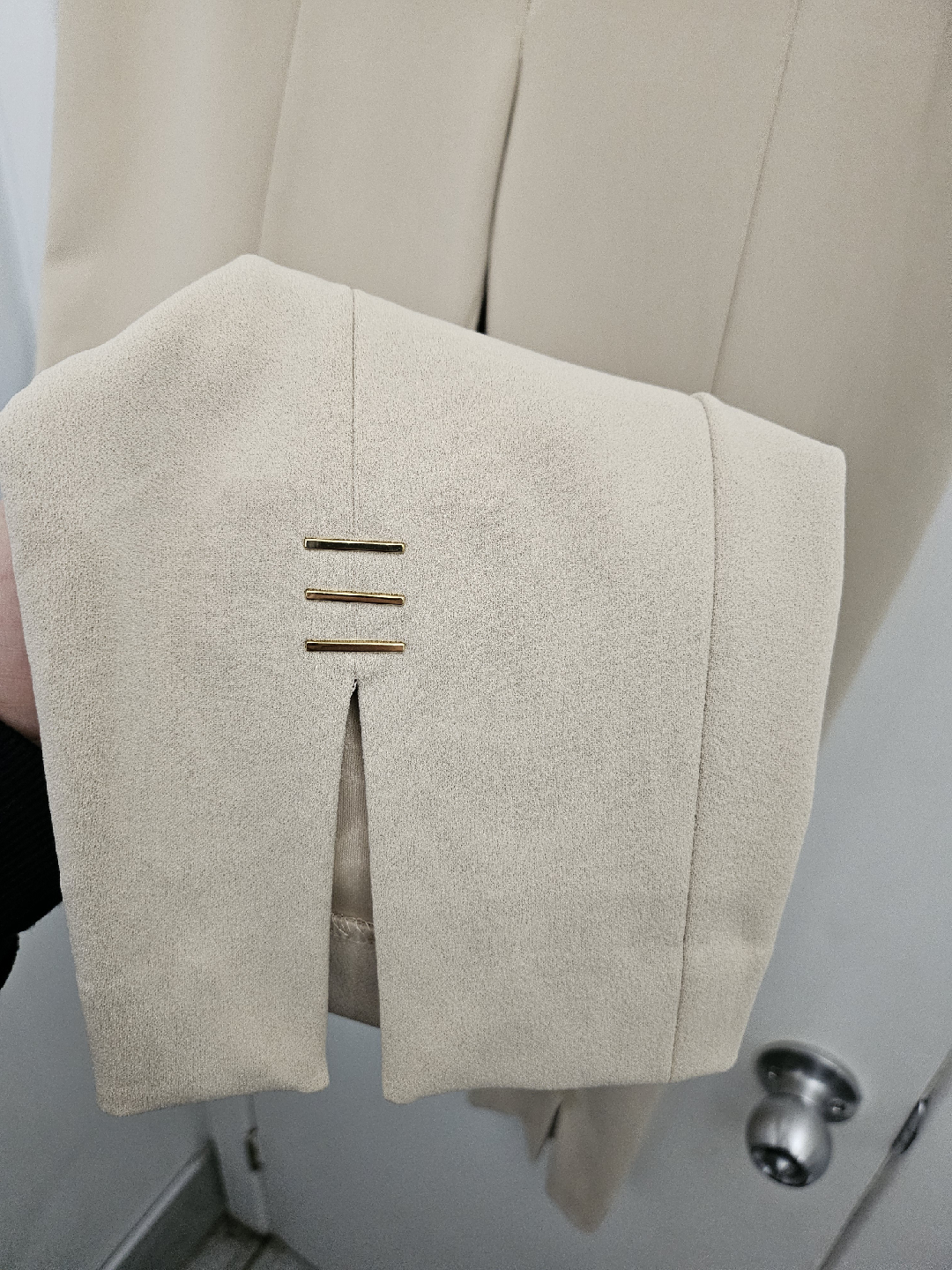 Pantalon Calvin Klein Taille 8 Beige - photo 3