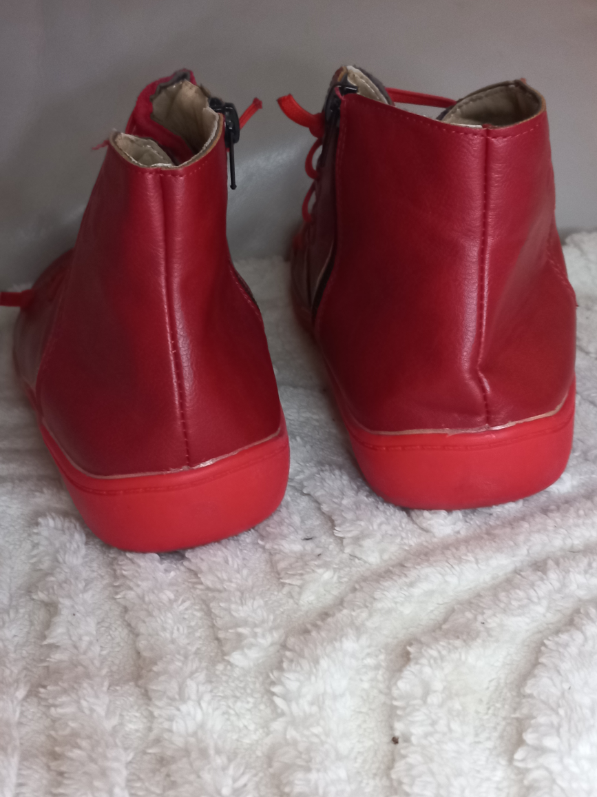 Red Ankle Boots - photo 3