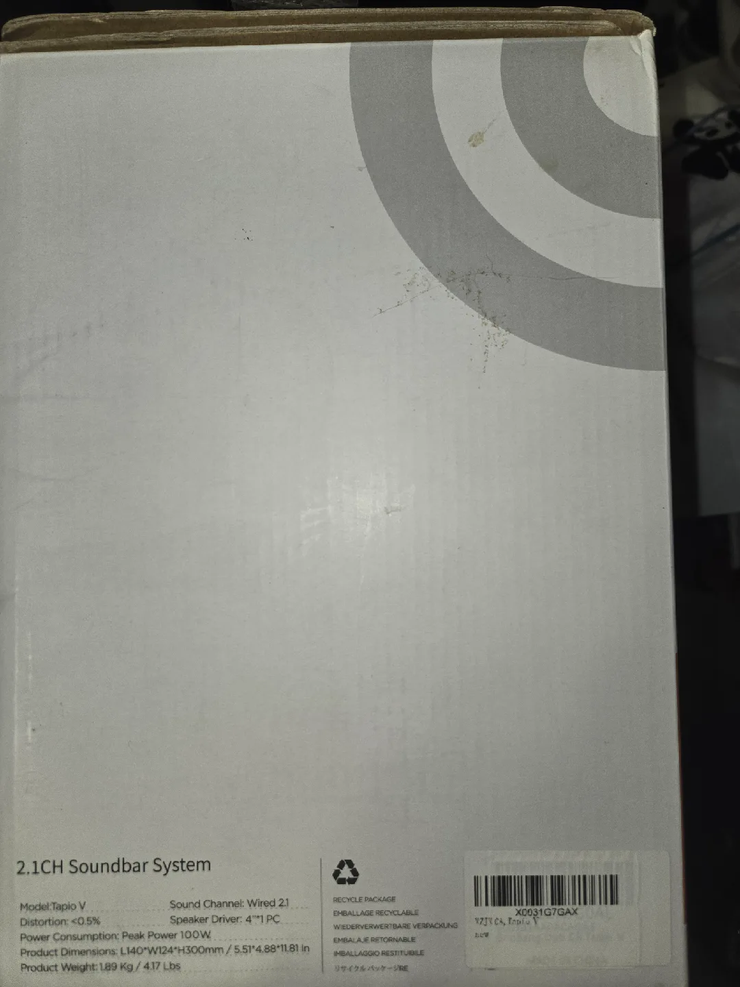 Bomaker Tapio V 2.1CH Soundbar System image indicator(2)