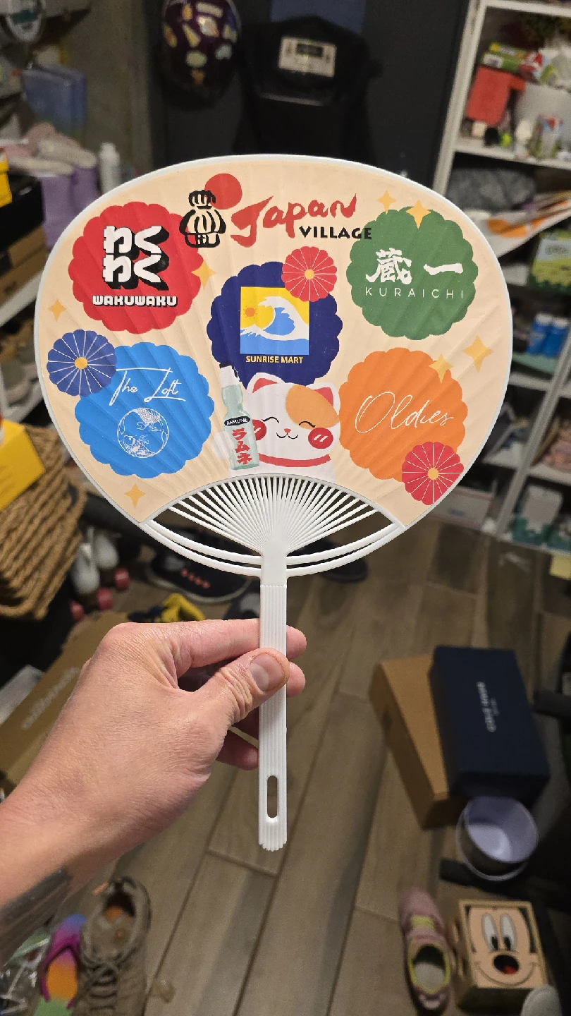 Japan Village Wakuwaku Hand Fan