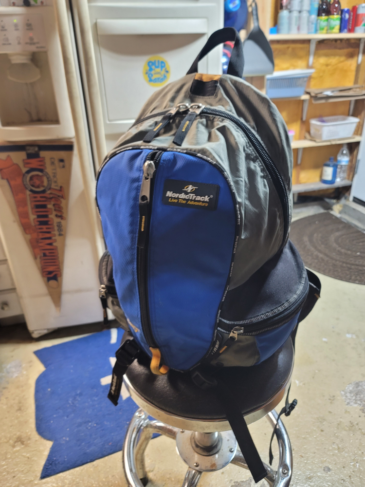 NordicTrack Backpack - Blue & Grey
