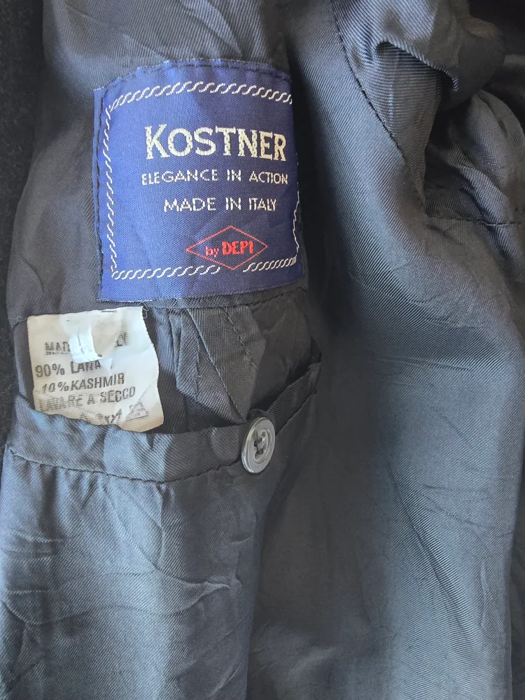 Men's Kostner Wool Winter/Fall Coat - Made in Italy image indicator(4)
