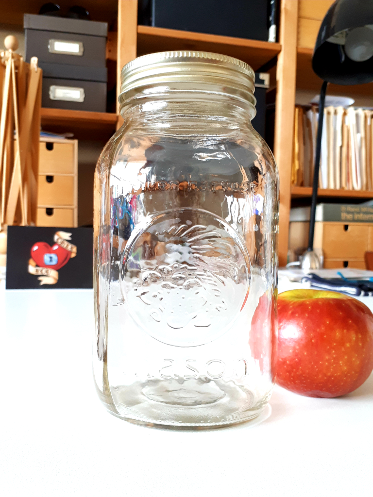 Set of 9 Mason Jars: 6x 500ml + 3x 1L: Bernardin, Golden Harvest