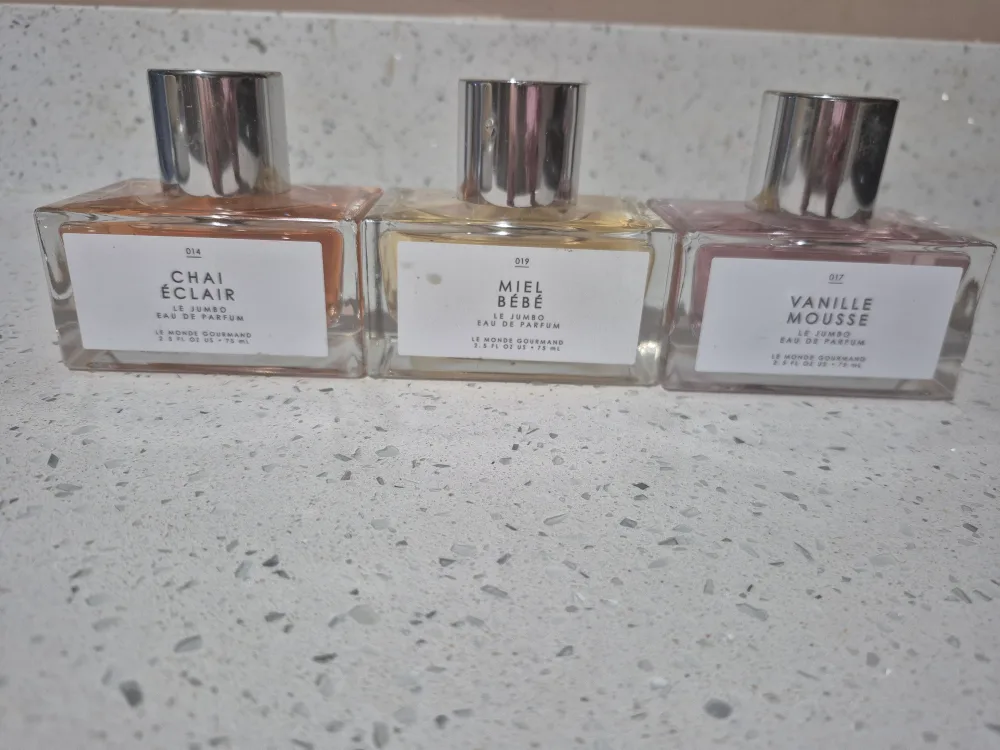 Assorted Perfumes: rue21, American Eagle, Le Monde Gourmand image indicator(3)