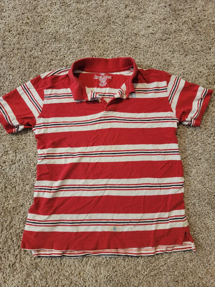 Basic Editions Striped Polo Shirt - L thumbnail