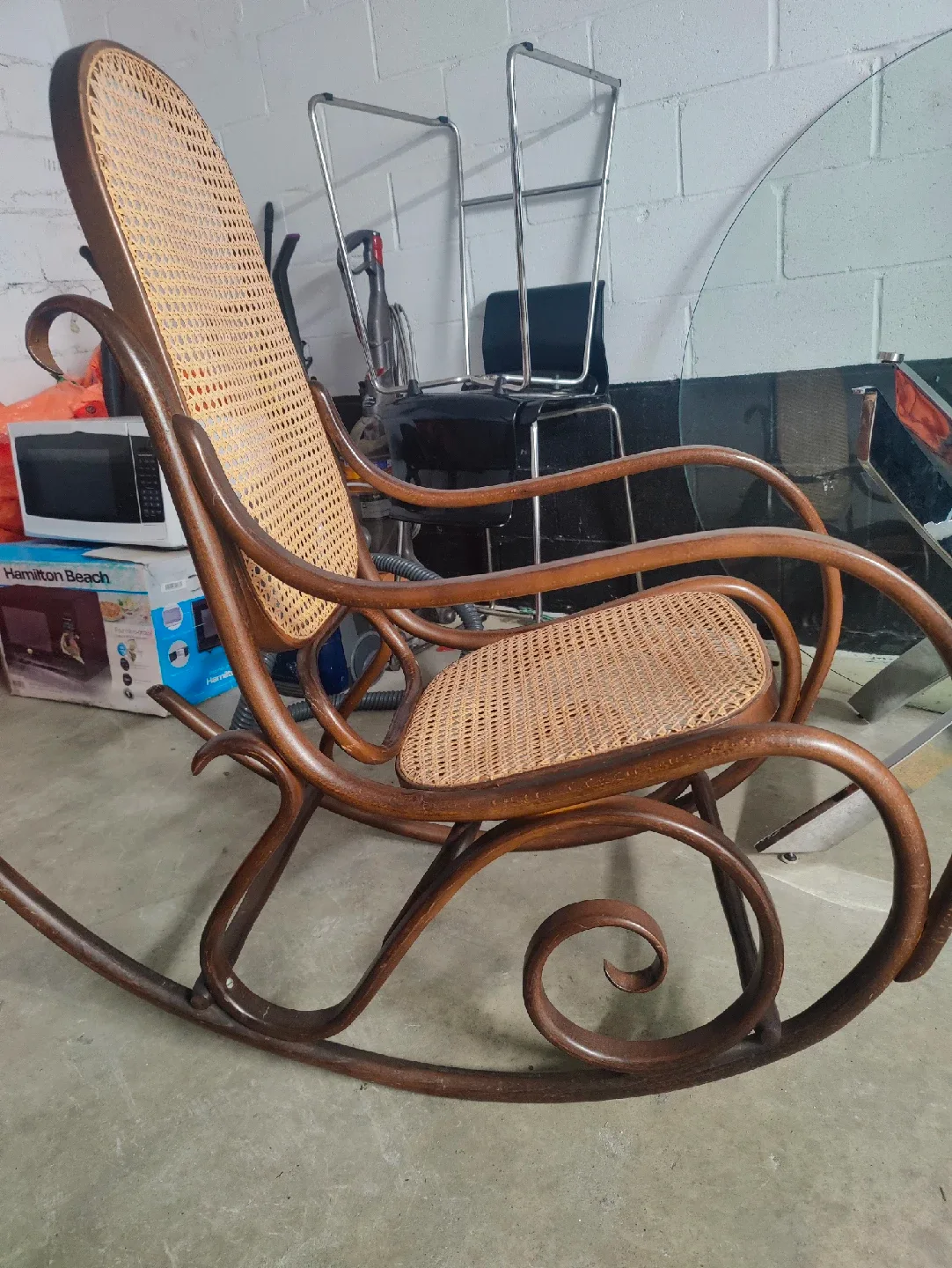 Vintage Bentwood Rocking Chair thumbnail